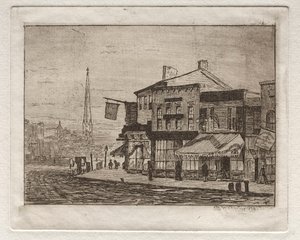 Cleveland, Woodland Avenue und Eagle Street, 1878