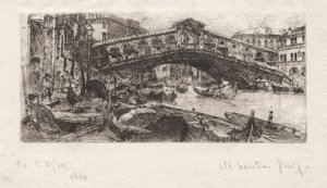 Die Rialto-Brücke, Venedig