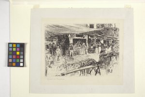 Der Markt, Florenz (Der Mercato Vecchio, Florenz)