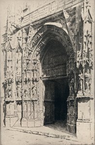 Eingang der Kirche St. Merri, 1915