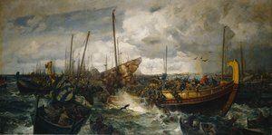 Die Schlacht bei Svolder, ca. 1883-4