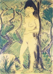 Akt im Wald, ca. 1922-1923