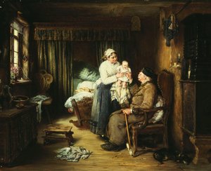 Der Besuch des Großvaters, 1889