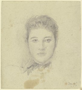 Porträt von Miss Martin von Otto Scholderer