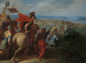 Die Römer überwältigen fast die Armee von Julius Civilis durch den Verrat eines Bataviers