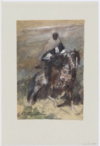 Reitender Beduine