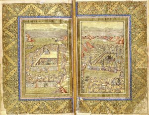 Ansichten von Mekka und Medina, um 1794-95 von Ottoman School