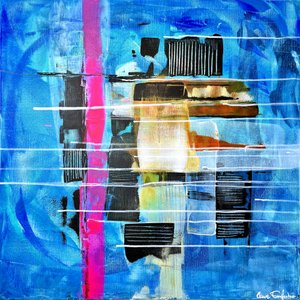 Abstrakte Blaue Linien