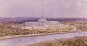 Entwurf für eine geplante Ausstellung in St. Cloud, Paris