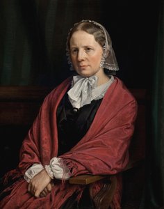 Amalie Elisabeth Freund, geb. von Würden. Ehefrau des Bildhauers H. E. Freund