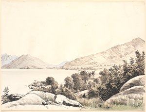 Szene aus einem norditalienischen See