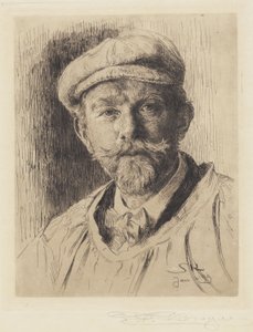Selbstporträt von Peder Severin Krøyer