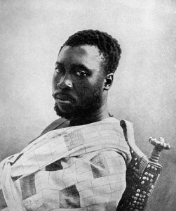 Prempeh, letzter König der Ashanti, Ghana, 1922