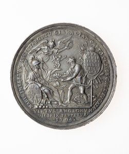 Medaille zur Erinnerung an britische Siege, 1704