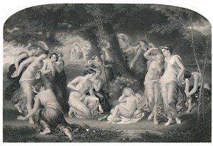 Entwaffnung des Cupido Sonett Cliv., ca. 1870