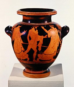 Attische rotfigurige Stamnos von Painter of the Birth of Athena