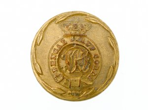 Knopf, Bengal Staff Corps, 1876-1891