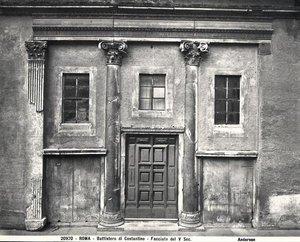 Die Fassade, gebaut von Kaiser Konstantin, ca. AD 315-24