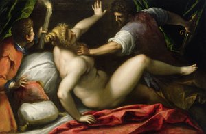 Tarquin und Lucretia, spätes 16. Jahrhundert