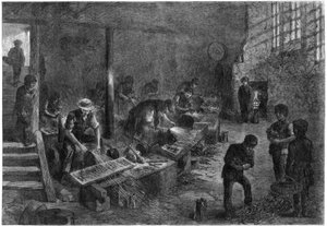 Rumpf der Gabelschleifer, Sheffield Stahlfabriken, 1866