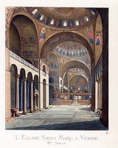 Das Innere der Basilika San Marco in Venedig von Paolo Mercuri