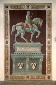 Fresko, das John Hawkwood darstellt