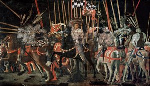 Die Schlacht von San Romano von Paolo Uccello