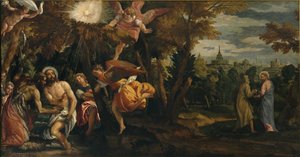Die Taufe und die Versuchungen Christi, 1582