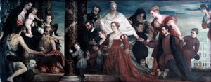 Die Madonna und die Familie Cuccina, 1571 von Paolo Veronese