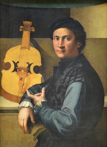 Porträt eines Viola-Spielers von Paolo Zacchia the Elder