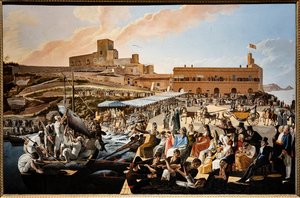 Die Thunfisch-Mattanza in Solanto in Anwesenheit der königlichen Familie von Paolo de Albertis