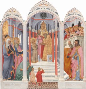 Die Darstellung der Jungfrau im Tempel von Paolo di Giovanni Fei