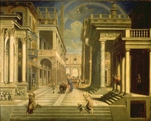 Kaiser Augustus und die Sibylle von Paris Bordone