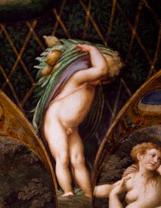 Putto, aus dem Mythos von Diana und Actaeon