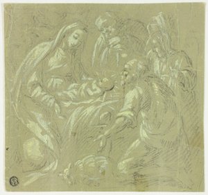 Anbetung der Hirten von Parmigianino
