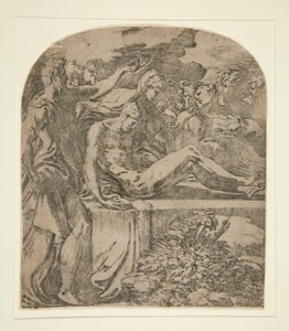 Die Beerdigung Christi / Die Grablegung von Parmigianino