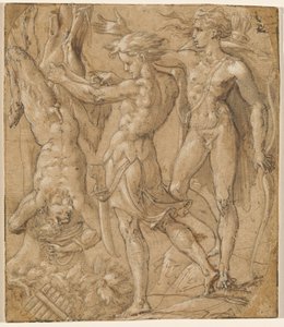 Die Häutung des Marsyas von Parmigianino