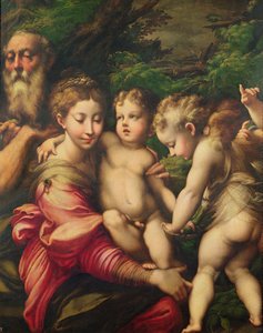 Die Heilige Familie (Ruhe auf der Flucht nach Ägypten)