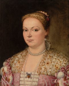 Porträt einer Dame von Parrasio Micheli, Veronese (Paolo Caliari)