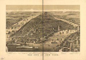 Die Stadt New York von Parsons and Atwater; Currier and Ives