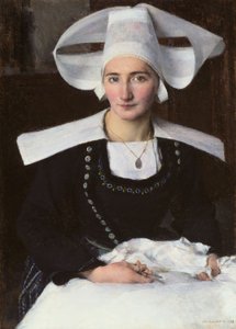 Frau aus der Bretagne