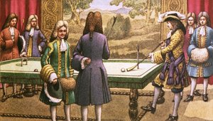 Billard, gespielt von Ludwig XIV. in Versailles