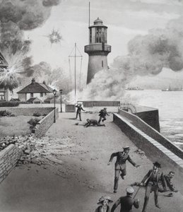 Leuchtturm unter Beschuss