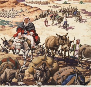 Die Rückkehr nach Kanaan, aus der Geschichte von Jakob