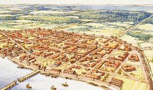 Luftaufnahme von Römisch-London