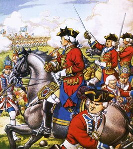 Britische Life Guards gegen die Franzosen von Pat (1907 95) Nicolle