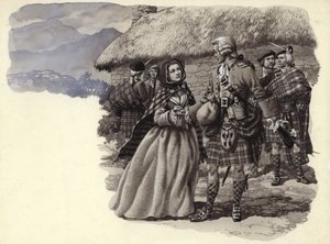 Prinz Charles Stuart, der junge Prätendent, und Flora Macdonald von Pat (1907 95) Nicolle