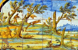 Neapel, Italien: Majolika-Kreuzgang des Klosters Santa Chiara von Patrice Cartier