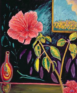 Hibiskus mit Vase