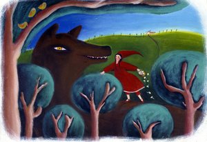 Illustration für Rotkäppchen von Patrizia La Porta